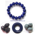 2016 FDA approved BPA free Safety Fashion Teething silicone bracelet for mom